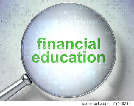 Learning concept: Financial Education with optical Learning concept: Financial Education with optical 25458211