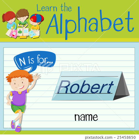 Flashcard letter N is for name Flashcard letter N is for name 25458650