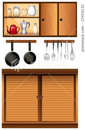 Kitchen appliances and cabinets Kitchen appliances and cabinets 25459132