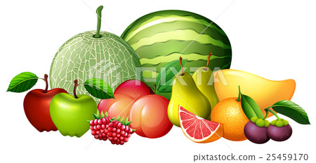Different kinds of fresh fruit 25459170