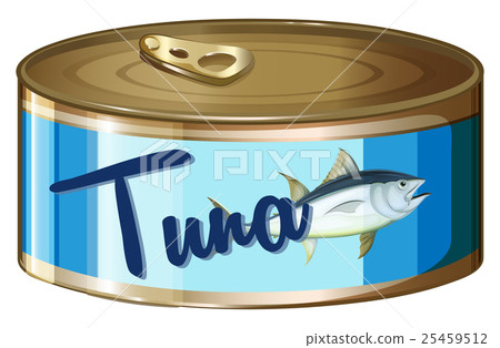 Tuna in aluminum can 25459512