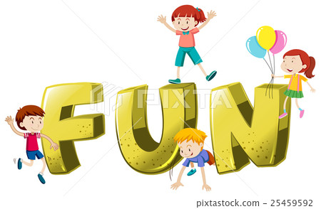 Font design with word fun Font design with word fun 25459592