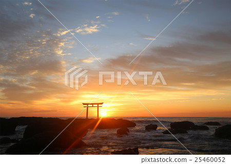 Oarai海灘的鳥居 Oarai海灘的鳥居 25460052