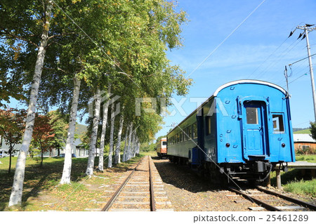 Passenger car of "Aioi Railway Park" adjacent to Road Station Aioi 25461289
