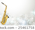 Sax and snowflakes 25461758