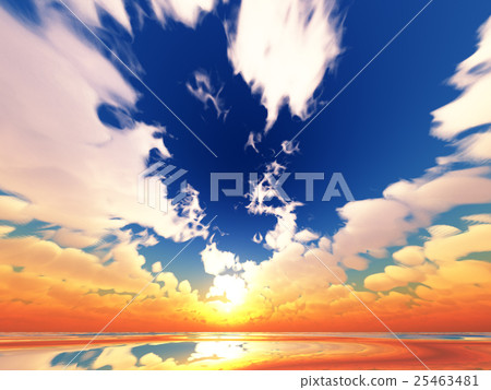 Wind and clouds with the sea Wind and clouds with the sea 25463481