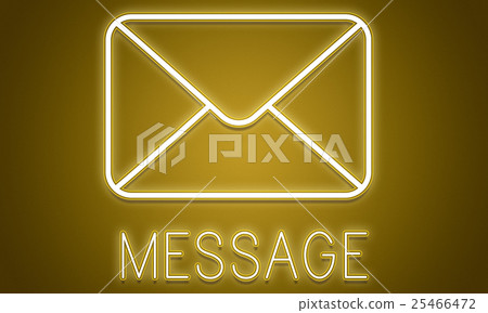 Message Letter Envelope Chat Graphic Concept Message Letter Envelope Chat Graphic Concept 25466472