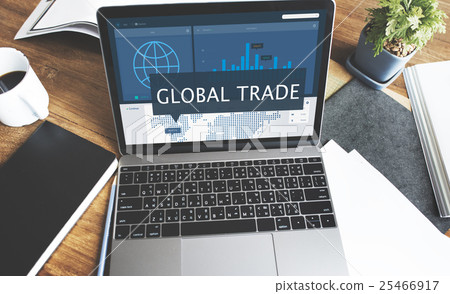 Economy Global Business Marketing Managment Concept 25466917