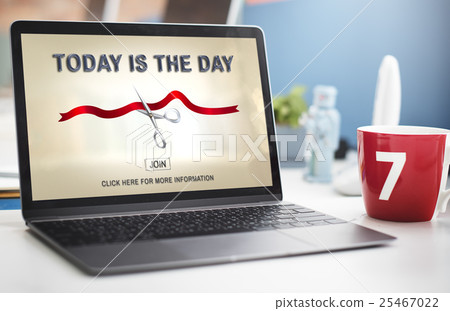 New Business Ribbon Cutting Celebration Event Concept 25467022