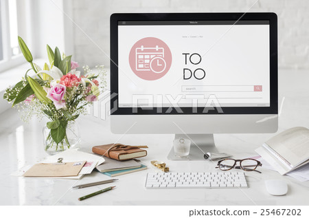 Agenda Calendar Appointment Graphic Concept 25467202