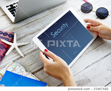 Access Identification Password Passcode Graphic Concept Access Identification Password Passcode Graphic Concept 25467480