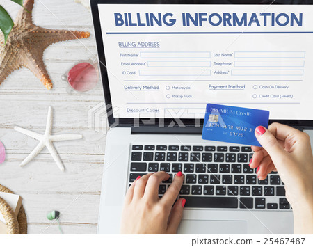 Invoice Billing Information Form Graphic Concept Invoice Billing Information Form Graphic Concept 25467487