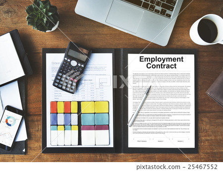 Employment Contract Obligation Terms Agreement Concept 25467552