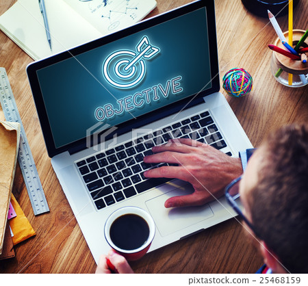 Target Mission vision Business Goal Aim Concept 25468159
