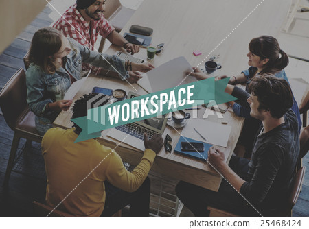 Workspace Workplace Office Building Workroom Concept 25468424
