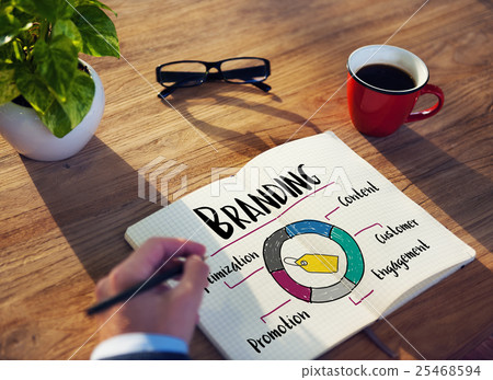 Branding Promotion Commercial Marketing Advertising Concept 25468594