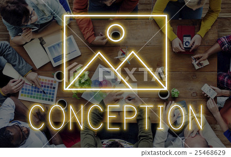 Abstract Creation Inspiration Model Graphic Concept Abstract Creation Inspiration Model Graphic Concept 25468629