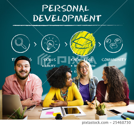 Personal Development Improvement Progress Aspirations Concept Personal Development Improvement Progress Aspirations Concept 25468730