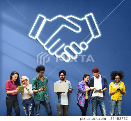Partnership Agreement Cooperation Collaboartion Concept Partnership Agreement Cooperation Collaboartion Concept 25468782
