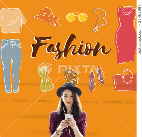 Fashion Designer Fashionable Clothing Clothes Concept 25468997
