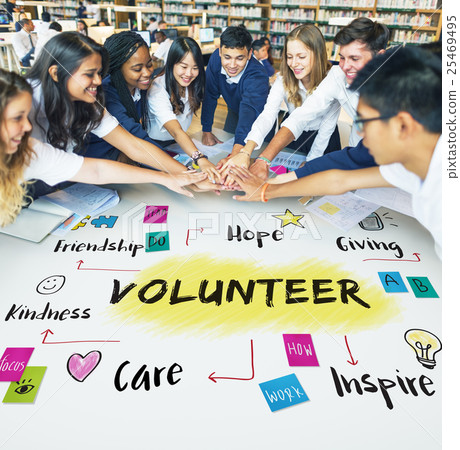 Volunteer Help Donation Hope Kindness Concept 25469495