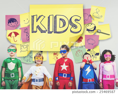 Children Playful Happiness Enjoyment Childhood Concept Children Playful Happiness Enjoyment Childhood Concept 25469587