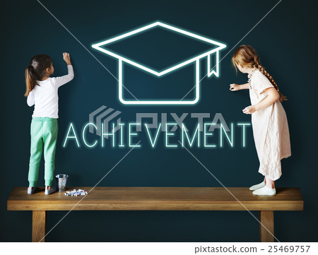 Mortar Board Education Success Icon Concept 25469757