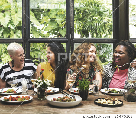 Girlfriends Meetup Hangout Dining Concept Girlfriends Meetup Hangout Dining Concept 25470105
