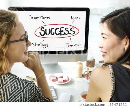 Goals Business Brand Launch Corporate Success Concept 25471231