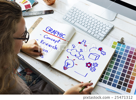 Graphic Creativity Simplicity Design Concept Graphic Creativity Simplicity Design Concept 25471312