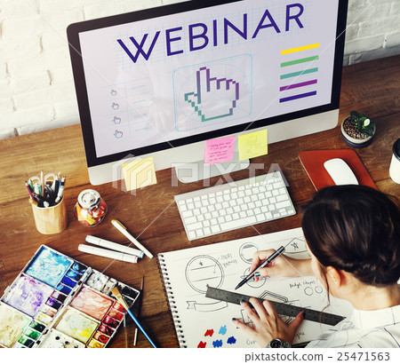 Webinar Links Seo Hand Cyberspace Concept Webinar Links Seo Hand Cyberspace Concept 25471563