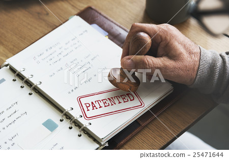 Patented Brand Identity License Product Copyright Concept 25471644