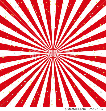 Red and white radial gold silver colored Japanese-style background Red and white radial gold silver colored Japanese-style background 25472137