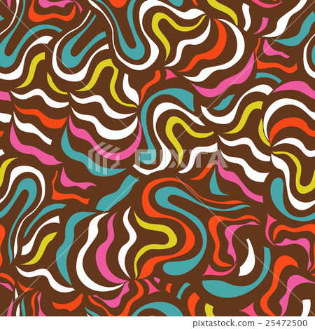 Vector seamless abstract hand-drawn pattern design 25472500