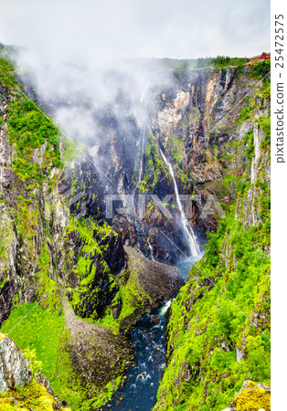 Voringsfossen waterfall on the Bjoreia river in 25472575