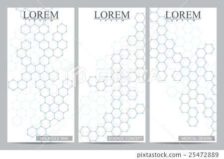 Set of modern vector flyers. Abstract background Set of modern vector flyers. Abstract background 25472889