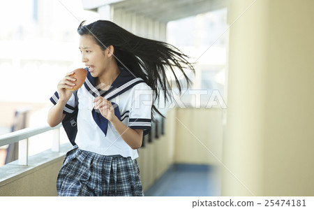 學校女孩高中肖像 學校女孩高中肖像 25474181