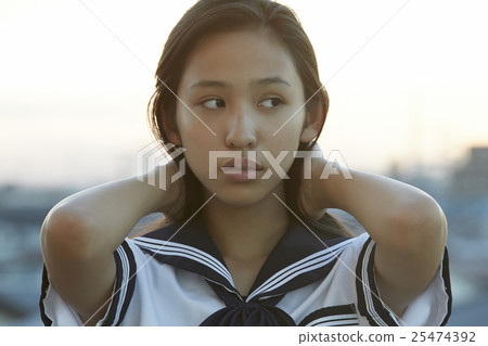 School girls high school portrait School girls high school portrait 25474392