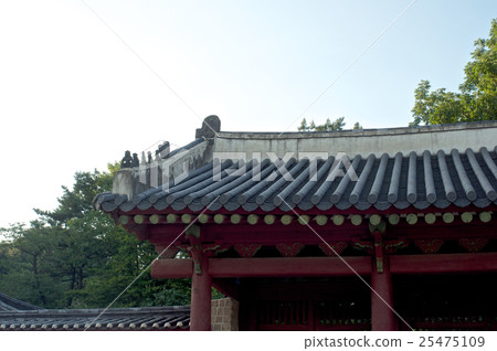 Palace in Seoul, South Korea in summer Palace in Seoul, South Korea in summer 25475109