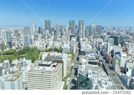 大阪的城市景觀[梅田摩天大樓] 25477292