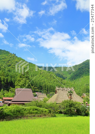 [京都府美山町]茅草屋頂的風景 25477344