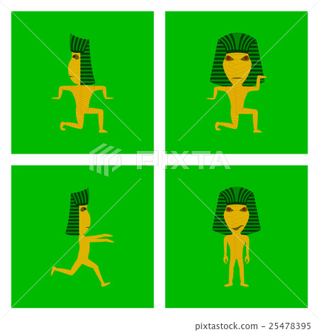 assembly flat illustration mummy halloween monster assembly flat illustration mummy halloween monster 25478395