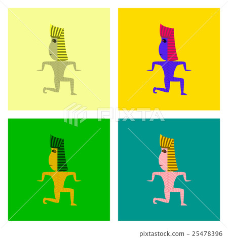 assembly flat illustration mummy halloween monster assembly flat illustration mummy halloween monster 25478396
