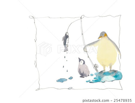Penguin illustration 25478935