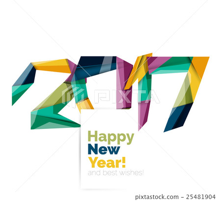 2017 Christmas and New Year Geometric Banner 2017 Christmas and New Year Geometric Banner 25481904