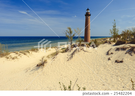 Little Sable Point Lighthouse in dunes Little Sable Point Lighthouse in dunes 25482204