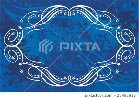 Decorative frame with pattern Decorative frame with pattern 25483618