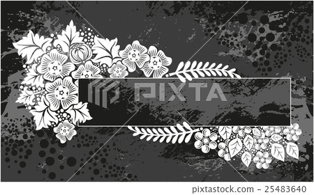 Decorative frame with pattern Decorative frame with pattern 25483640
