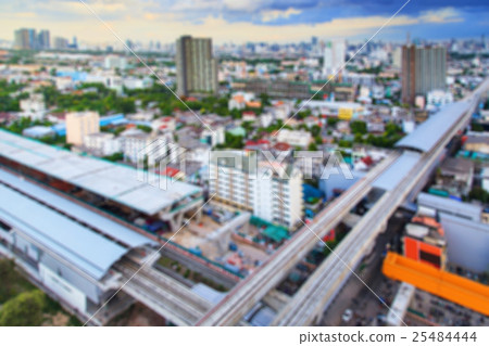 Bangkok, Thailand aerial view with skyline 25484444