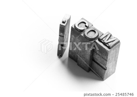 Internet www website by letterpress 25485746